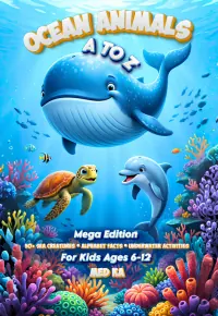 Ocean Animals A to Z Coloring Book