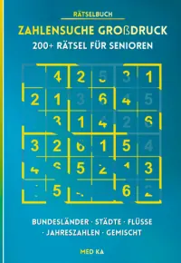 Zahlensuche Großdruck — 200+ Rätsel für Senioren