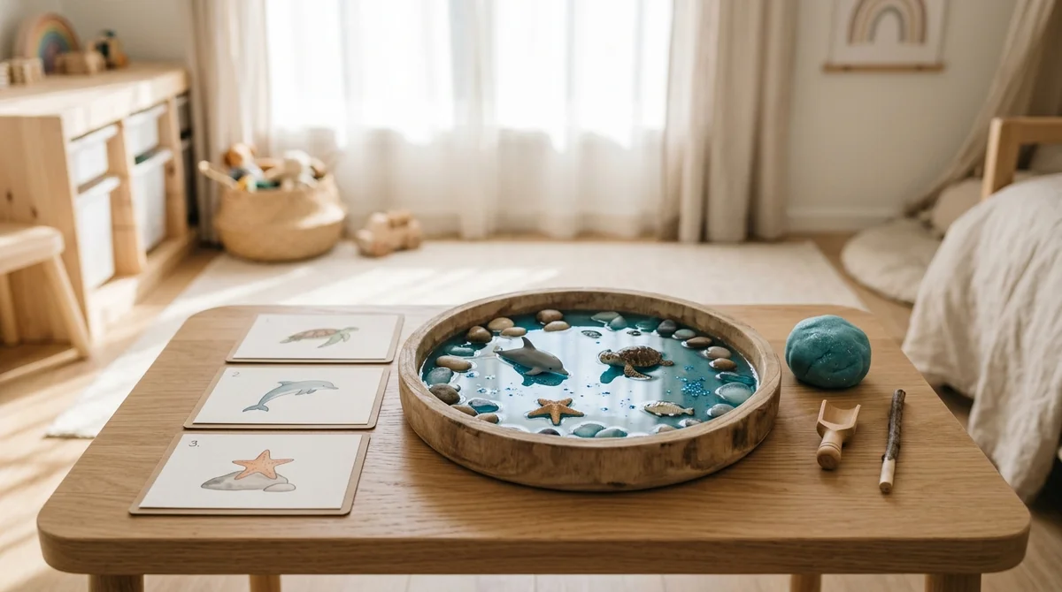 Sensory Pretend Play and Storytelling Setup for Autistic Children